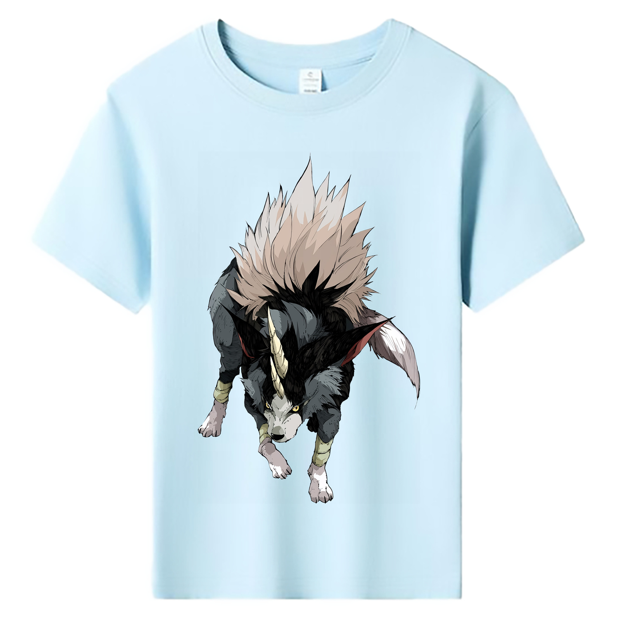 （画像用） 転スラ Regarding Reincarnated to Slime 綿100％キッズTシャツ（フロントプリント）